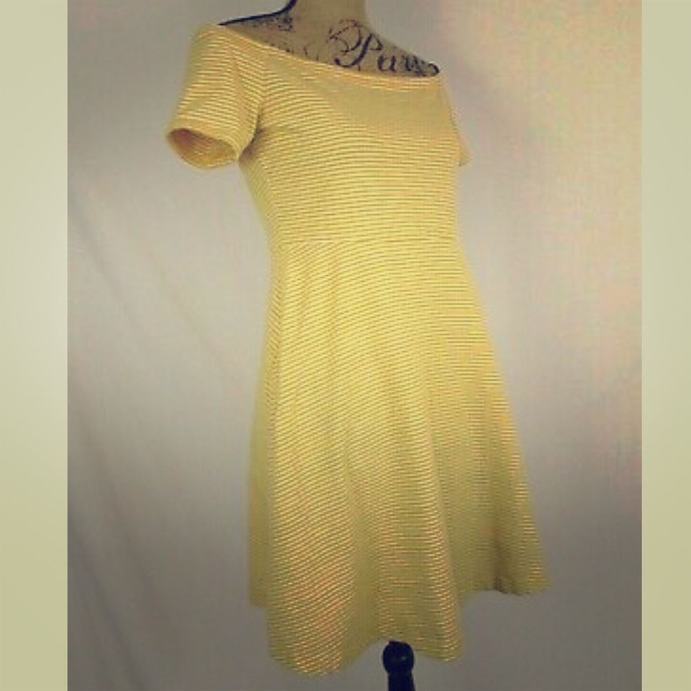 Old Navy Fit and Flare off or on shoulder dress